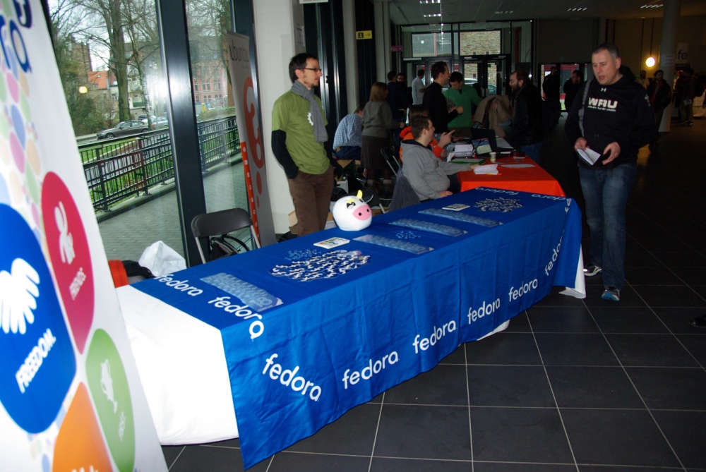 Fedora booth at FOSDEM 2013